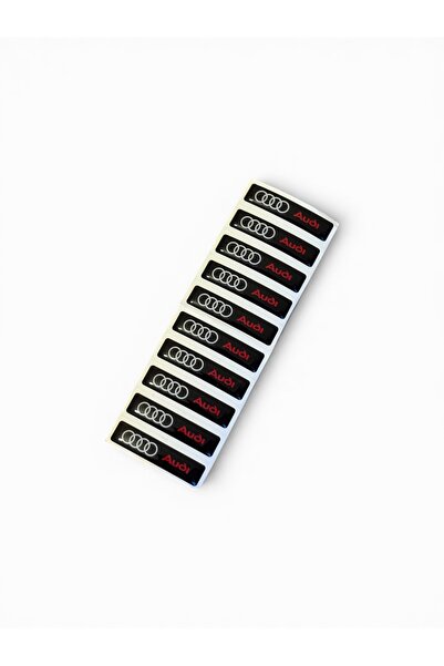 İKTUNING AUDİ LOGOLU 10 ADET DAMLA STICKER (6 CM UZUNLUK 1 CM YÜKSEKLİK)