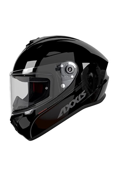 AXXIS Casca moto integrala Draken, negru lucios