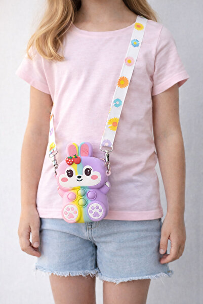 Monkabox Girl's Silicone Bag with Popits