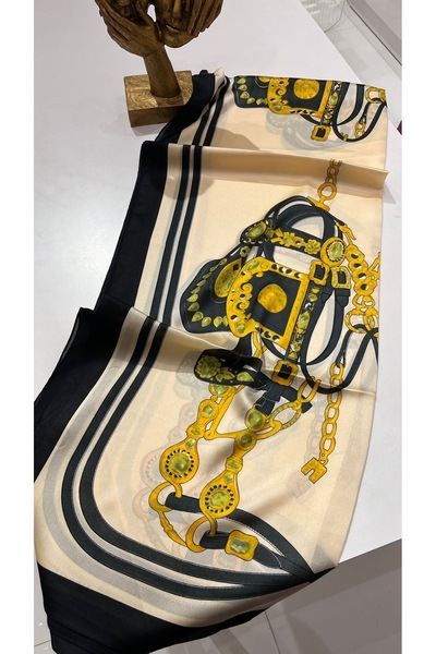 EB SCARF Șal din mătase italienească – Design strălucitor, ușor și elegant