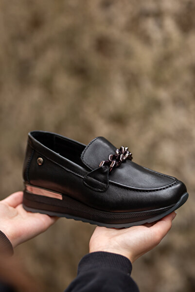 Mammamia 03540 EREN SHOES&BAG Παπούτσια Casual από Γνήσιο Δέρμα με Αλυσίδα κα...