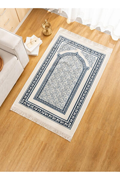 INREST سجادة صلاة فاخرة بتصميم محراب من إن ريست – مايكروفايبر ناعم – مقاس 80 ...