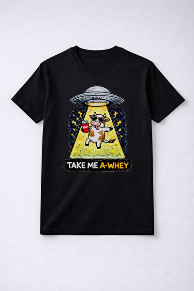 JOLT Tricou negru unisex distractiv, model nr.: 001