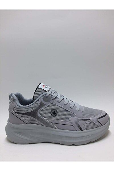 Wanderfull حذاء رياضي رجالي خفيف الوزن مريح باللون الرمادي للاستخدام اليومي