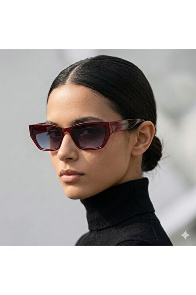 Ticarto Women's Burgundy Color Sunglasses Tctgt002507G0356