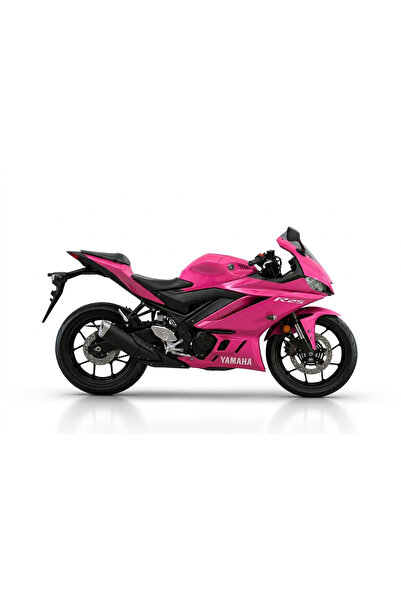 KAPLAMA MERKEZİ Yamaha R25 pembe parcalı kaplama folyo