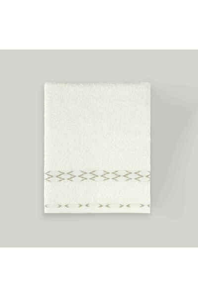 Linens Ziala Pamuk 50x85 Cm Yüz Havlusu Beyaz