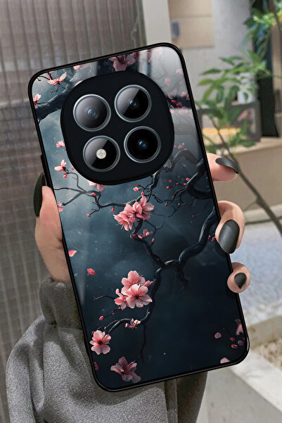 Snacase XlOAMİ Note 15 Pro Plus 5G Uyumlu Van Gogh Ağaç Tablosu Tasarımlı Glo...
