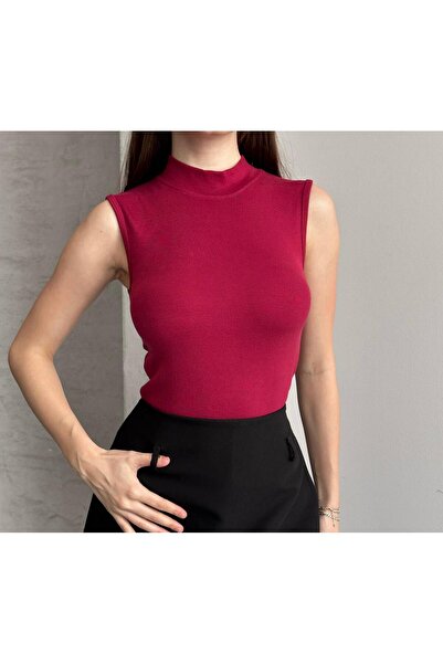 Makarina Women's Fishneck Sleeveless Bodysuit