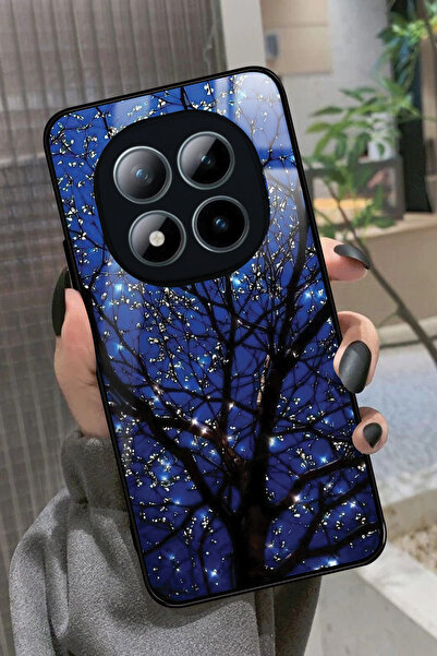 Snacase XlOAMİ Note 15 Pro Plus 5G Uyumlu Van Gogh Mavi Ağaç Tablo Tasarımlı ...