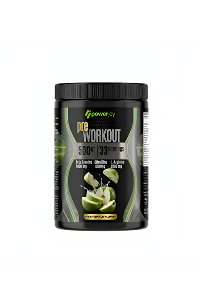 Power Joy Pre-Workout Yeşil Elma 500 Gr.