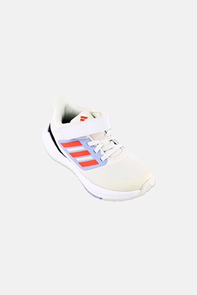 adidas Kids Boy Ultra Bounce EL Velcro Closure Running Shoes, Off-White