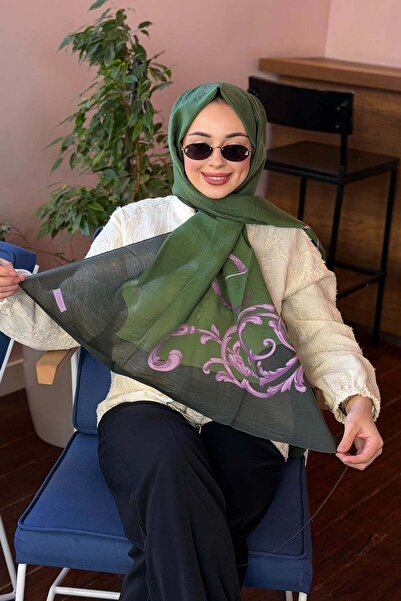 ipekevi Tensoft Şal 02389 Çam Yeşili