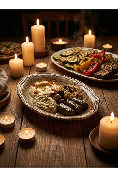 QURA Valore Oval Plate 21 cm - Kayık Plate - Salad Plate - Single Plate - App...