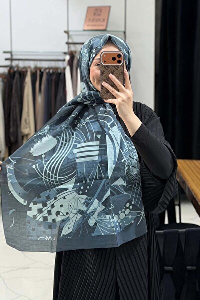 ipekevi Tensoft Shawl 03887 Petrol Blue