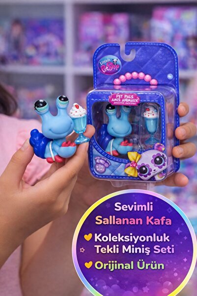 TOYFEST Littlest Pet Shop Seri 4 Tekli Figür Minişler G7 #225 Salyangoz Kolek...