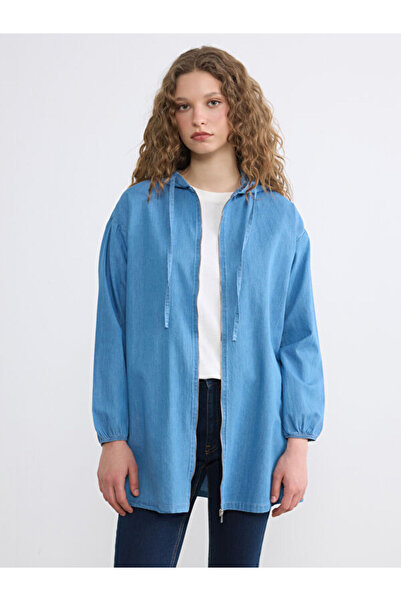 LC Waikiki RMZ GİYİM FARKIYA Ka بغطاء رأس جين تونيك للنساء