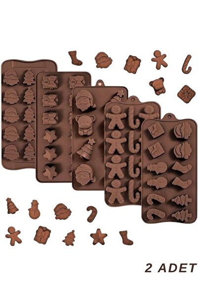 HİROS'H 2 Silicone Chocolate and Ice Cream Molds