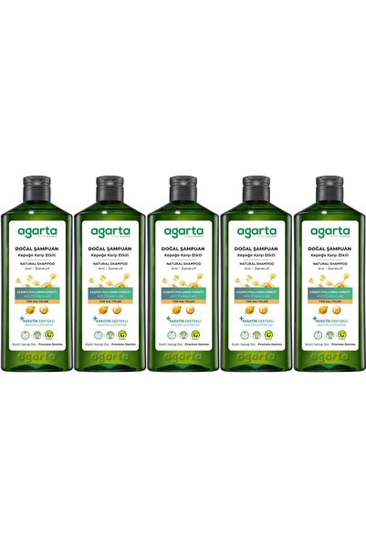 Agarta Natural Shampoo 400 ml Effective Against Dandruff - Anti-Flaking (Set ...