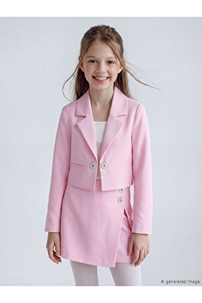 LC Waikiki Rmz Gi̇yi̇m Farkiyla Girls' Blazer Jacket