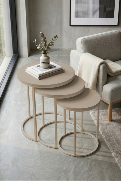 CAPRİDOS MOBİLYA MAİSON Zigon Sehpa 'CAPPUCCİNO'