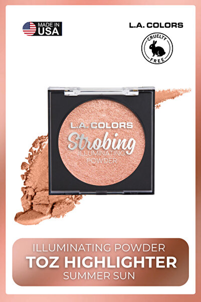 L.A Colors Illuminating Powder - Toz Highlighter #CSP259 Summer Sun