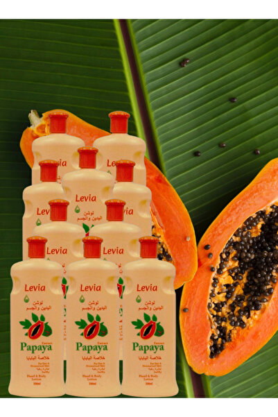 Levia 10 قطع لوشن البابايا 500 مل