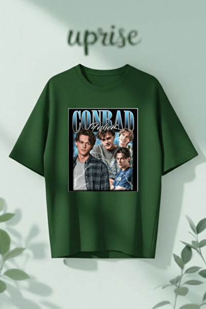 Vordevia Tricou supradimensionat din bumbac imprimat Team Conrad Fisher The S...