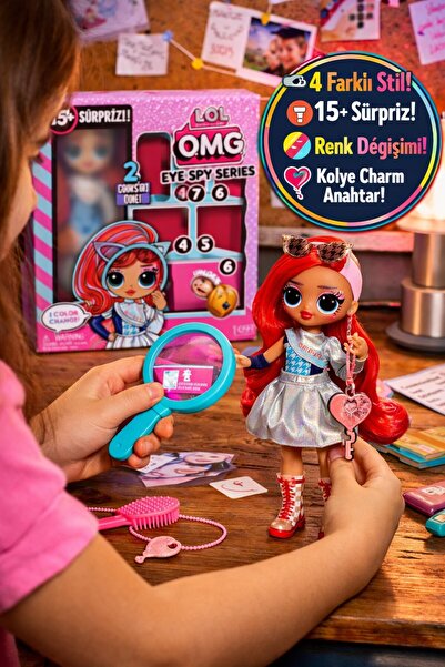 TOYTOPIA LOL Surprise OMG Eye Spy Series Moda Bebek 15+ Sürpriz Renk Değişiml...