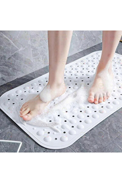 MAİN SHOP Massage Pointed Mat with Suction Cups and Water Drainage for Bathro...