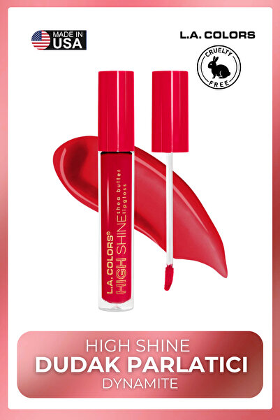 L.A Colors High Shine Dudak Parlatıcı - Uzun Süre Kalıcı Kristal Işıltılı Lip...