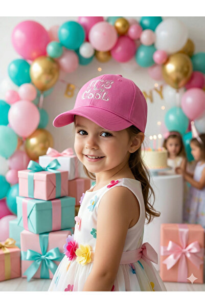 PIECE SIGNATURE 100% Cotton, Hat for Girls (Ages 4-8) (Size 52 cm)