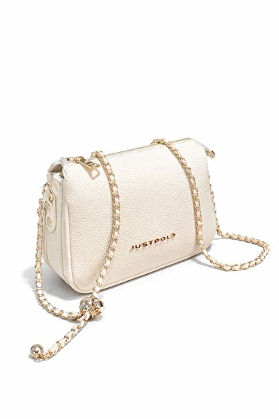 Just Polo Original Women's 4-Section Shoulder Bag with Chain Accessories (Siz...