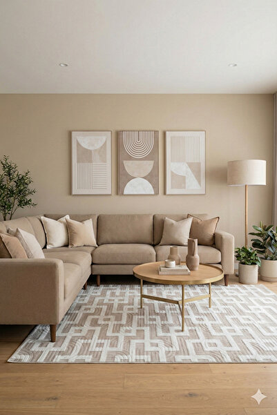 Şiva Home Non-Slip Based Carpet Runner Living Room Hallway Kitchen Bedroom Ca...