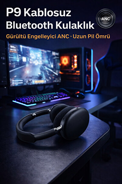 AZEQ P9 Kablosuz Bluetooth Kulaklık ANC Gürültü Engelleyici Wireless Kulaklık...