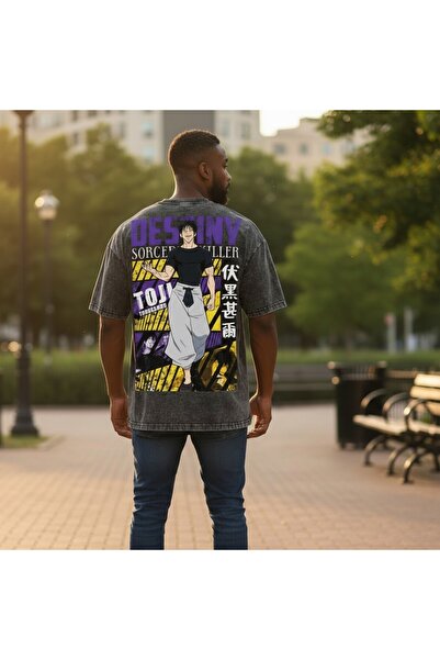 FG KONNİCHİWA Anime-ul Jujutsu Kaisen, Toji Fushiguro și Sukuna, tricou anime...