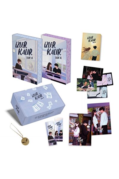Pukka yayınları KENAR BOYAMALI KUTULU (İKİLİ) KOLYE HEDİYELİ İZLER KALIR 1-2 ...