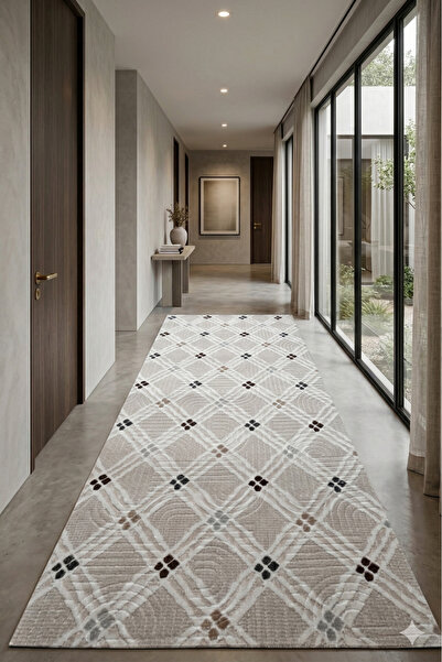 Şiva Home Non-Slip Based Carpet Runner Living Room Hallway Kitchen Bedroom Ca...