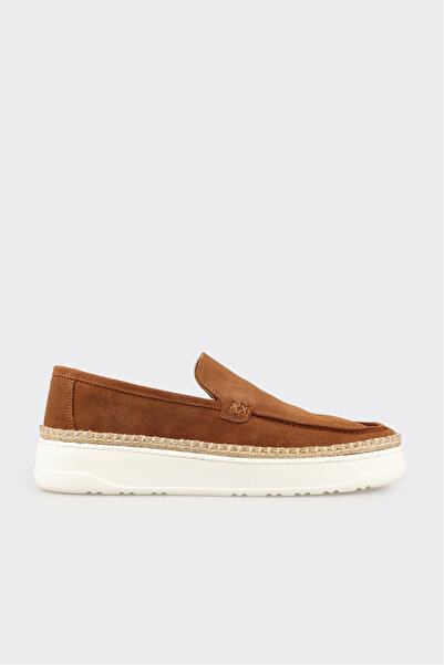 Elle Shoes Taba Deri Erkek Günlük Ayakkabı