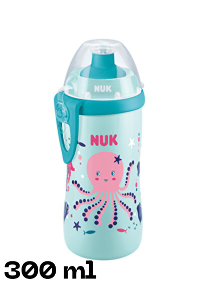 Nuk زجاجة تدريب مع فوهة سحب ودفع (Push-Pull) فيرست تشويس للاطفال اكبر من 18 ش...