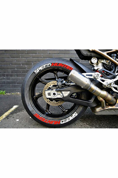 ASTUNİNG Speedhunters Çift Renk 8 Adet Araç Motorsiklet Lastik Sticker şerit ...