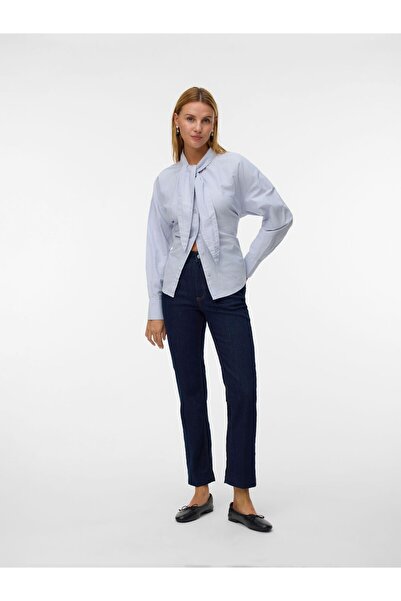 Vero Moda Straight-Fit AWALICE Hohe Taille Hohe Taille Jeans
