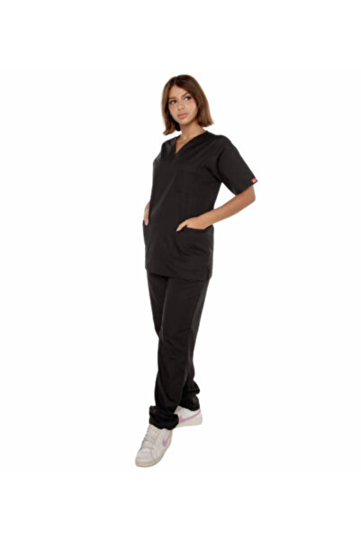 EZARY Skrab Ezzari Stylish Medical Uniform Black Female