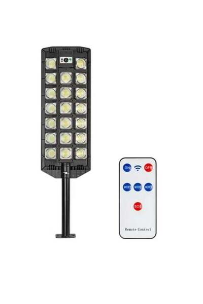 Generic Three Rows Street Lamp Solar Powered Induction Garden Light