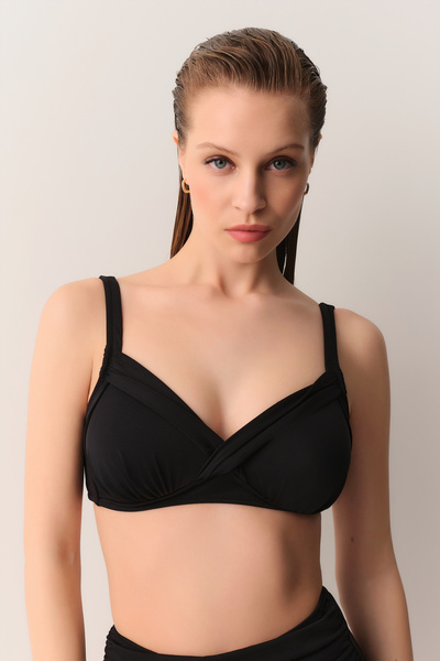 SUWEN Κορσέ μπικίνι με καλυμμένο λουράκι