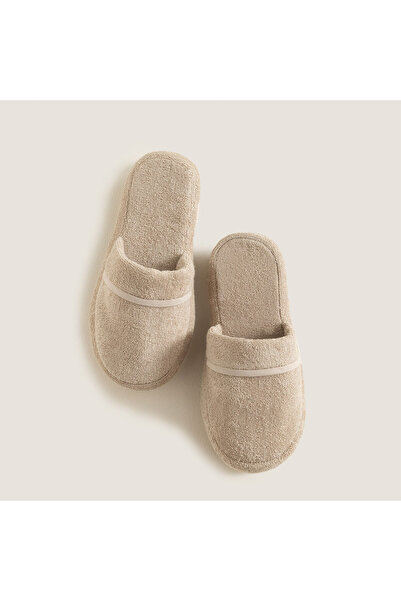 Chakra Solid Unisex Slippers Dark Beige