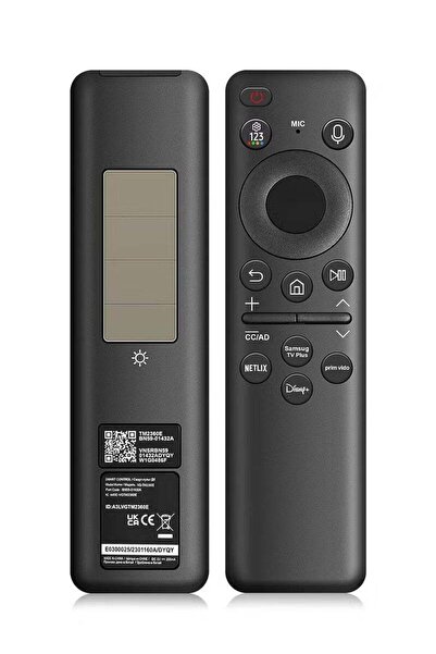 PopZa جهاز تحكم عن بعد صوتي يعمل بالطاقة الشمسية BN59-01432A لتلفزيونات سامسو...