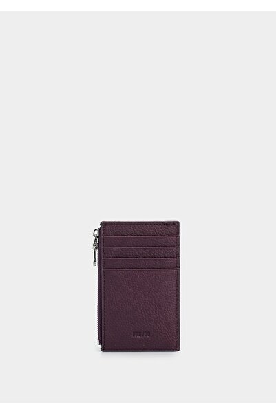 Provoq Purple Ayd030 Purple Zippered Card Holder