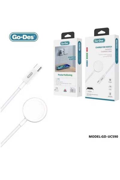 Go-Des كابل شحن لاسلكي من نوع C لساعة أبل الذكية سلسلة GD-UC590