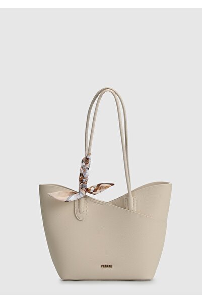 Provoq Beige Women's Shoulder Bag